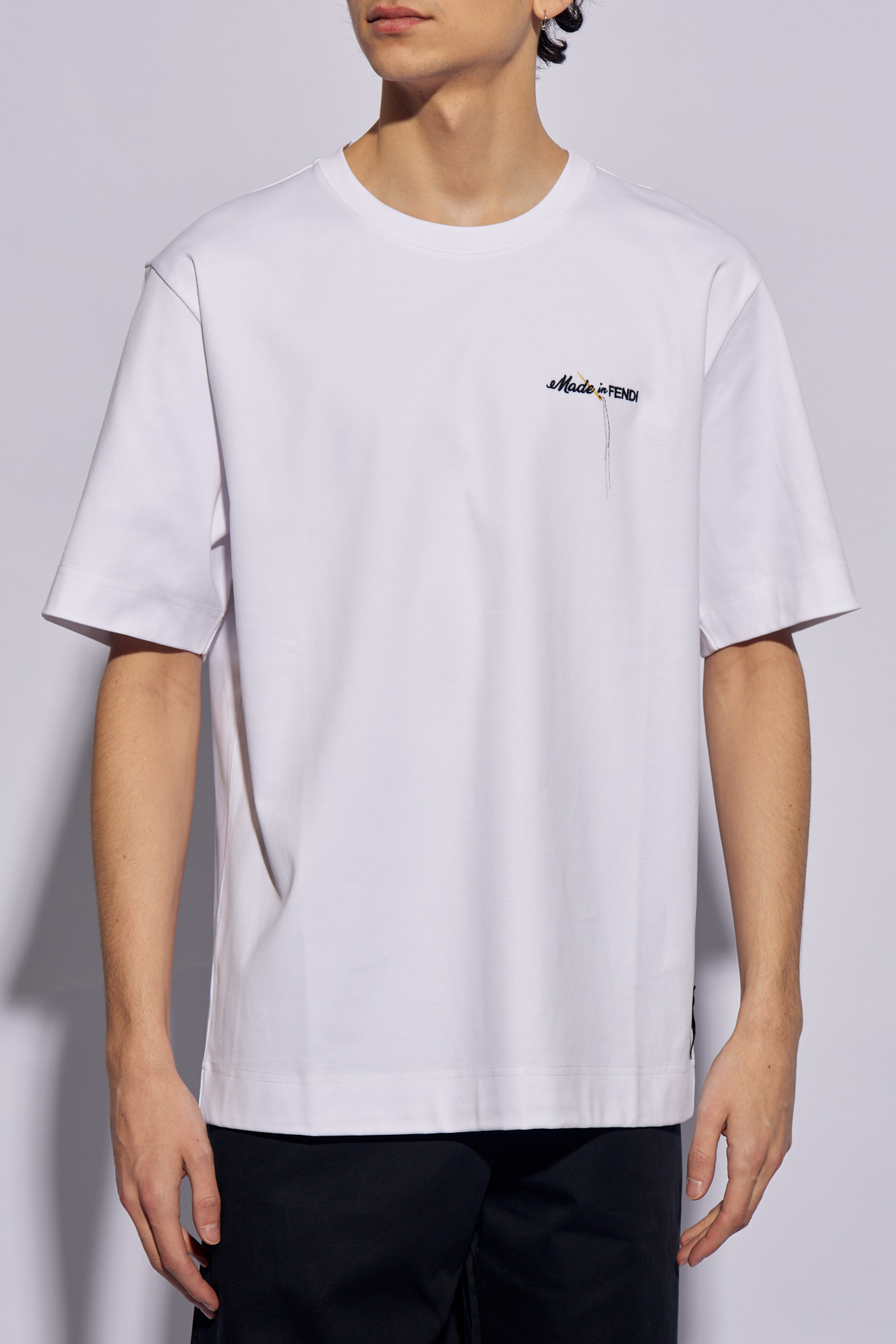 Fendi t shirt outlet grey